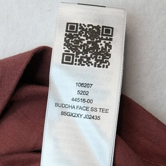 NWT True Religion Mens Sangria Cotton Buddha Face SS Tee Graphic T-Shirt $59 - Picture 11 of 11